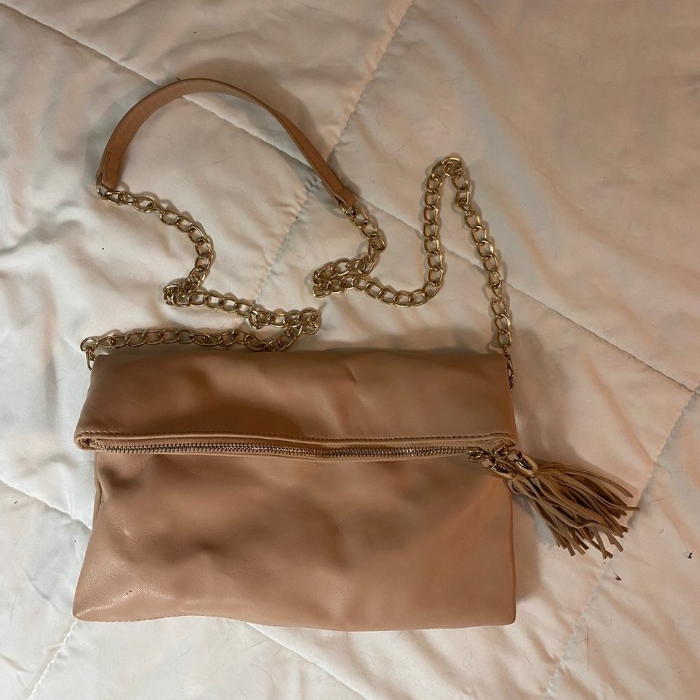 G by Guess crossbody tan purse